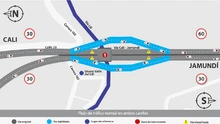 Cambios viales por obras de ampliación de la vía Cali - Jamundí