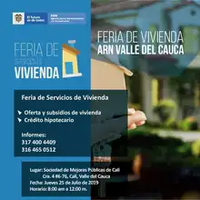 Secretaría de Vivienda participará de la segunda feria de Vivienda organizada por la ARN