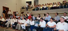 Alcalde Armitage madrugó a la comuna 22 para hablar de las Obras del Progreso