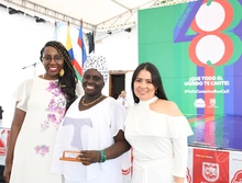 Elena Hinestroza Venté es la primera mujer en recibir el reconocimiento Hermana Alba Stella Barreto