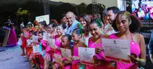 Mil niños de 55 escuelas de baile fueron exaltados por el alcalde Armitage