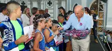 Mil niños de 55 escuelas de baile fueron exaltados por el alcalde Armitage