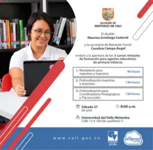Este sábado se hace el lanzamiento de los cursos virtuales de formación para agentes educativos de primera infancia