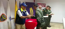 Policías se graduaron como brigadistas