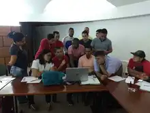 Explicación del prototipo del mapa a los participantes