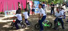 Aprendiendo y jugando, así inició el Foro Nacional de la Bicicleta 