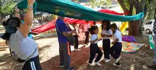 Aprendiendo y jugando, así inició el Foro Nacional de la Bicicleta 