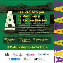 Este sábado Cali vivirá el Día Pacífico por la Memoria y la Reconciliación