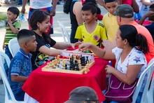Con juegos y mucha recreación los habitantes de la comuna 1 se sumaron al evento movilizador del programa ‘Vive el parque’