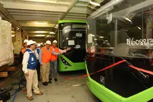 Llega la primera flota eléctrica y a gas natural para reforzar el servicio del MIO