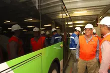 Llega la primera flota eléctrica y a gas natural para reforzar el servicio del MIO