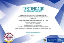 Secretaría de Gestión del Riesgo recibe sellos de excelencia por datos abiertos