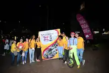 Los jóvenes se gozaron  la Ciclo Juvenil, un paseo nocturno sobre ruedas