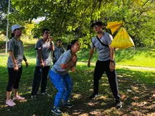 Personas con discapacidad participaron en ‘Campo Traviesa’ con Calintegra