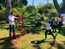 Personas con discapacidad participaron en ‘Campo Traviesa’ con Calintegra