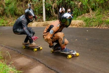 Los mejores riders del mundo compitieron en Cali por el Campeonato Mundial de Downhill Skateboarding