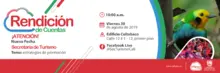 Invitacion a la Segunda Rendición de cuentas Secretaría de turismo
