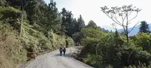 Este es el cambio que se está dando en el corregimiento Los Andes con la pavimentación de la Vuelta a Occidente