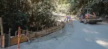 Este es el cambio que se está dando en el corregimiento Los Andes con la pavimentación de la Vuelta a Occidente