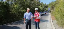 Este es el cambio que se está dando en el corregimiento Los Andes con la pavimentación de la Vuelta a Occidente