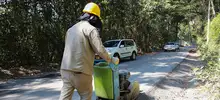Este es el cambio que se está dando en el corregimiento Los Andes con la pavimentación de la Vuelta a Occidente