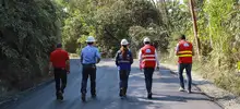 Este es el cambio que se está dando en el corregimiento Los Andes con la pavimentación de la Vuelta a Occidente