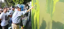 Más que pintura y color, paz y reconciliación en los muros de la Comuna 20