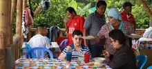 Golondrinas también tiene un comedor comunitario 