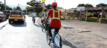 Secretario de Infraestructura se pedaleó uno de los circuitos de los bici carriles en el sur de Cali