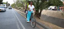 Secretario de Infraestructura se pedaleó uno de los circuitos de los bici carriles en el sur de Cali