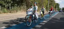 Secretario de Infraestructura se pedaleó uno de los circuitos de los bici carriles en el sur de Cali
