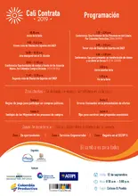 Conozca la programación de Cali Contrata 2019