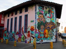 Graffiti calle de la escopeta Cali