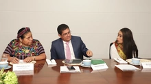 “El Alcalde Maurice Armitage es un ejemplo porque es un hombre que anda por la paz desde hace muchos años”, Rigoberta Menchú.