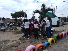 Participaciòn ciudadana apoyò la intervención al  parque las bendiciones de la comuna 14
