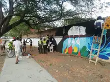 Jóvenes del programa TIP, Jóvenes sin Fronteras, transforman entornos en Antonio Nariño