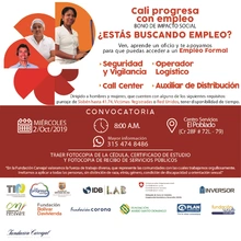 Continúa la convocatoria de empleo inclusivo
