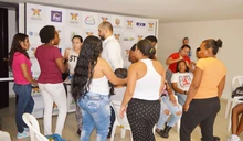 Gerente de la Emru visitó proceso de formación y emprendimiento en el área de renovación urbana