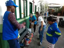 Habitantes de calle se preparan para recuperar y embellecer espacios públicos en el centro de Cali 