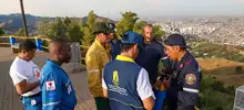 Junto a los organismos de socorro avanza el trabajo de prevención en Cali