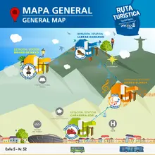Mapa general Ruta Turística del MIO cable