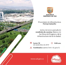 Tercera rendición de cuentas Secretaria de Infraestructura - cuerpo instancia