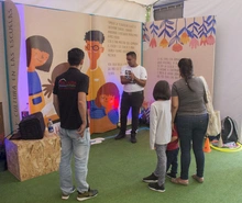 Con deporte y actividad física se divirtieron los asistentes a la Feria Internacional del Libro