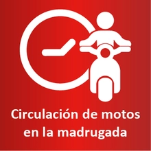Registro para la circulación de motociclistas en horario restringido