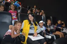 Con “Cali Acoge” más de 200 niñas, niños y adolescentes disfrutaron de una función de cine