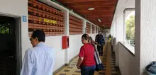 Bomberos visitó los diferentes puestos de votación
