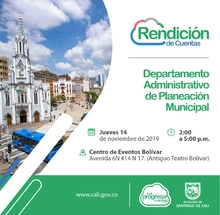 Tercera jornada de Rendición de Cuentas del DAPM, 14 de noviembre