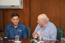 Reunión alcalde electo y alcalde Armitage