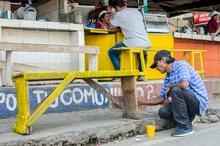 Promoviendo la cultura ciudadana, Mi Cali Bonita intervino la galería La Nave