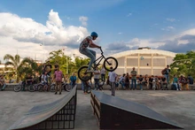 Los deportes extremos fueron protagonistas en la clausura de las escuelas Vértigo